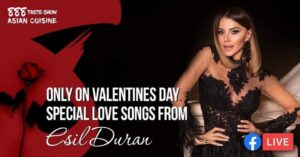 Есил Дюран завладява с онлайн концерт на „Св. Валентин“ от 888 Taste Show Asian Cuisine