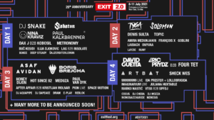 20 нови имена за 20 годишнината на EXIT Festival!