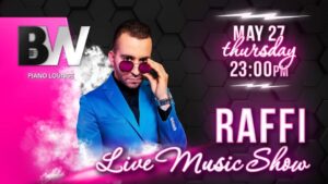 Рафи специален гост на Black and White Piano Longe