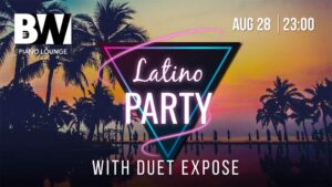 Black and White Piano Lounge с латино парти на 28 август