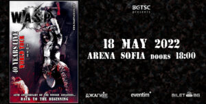 W.A.S.P. С УНИКАЛЕН КОНЦЕРТ НА 18 МАЙ В СОФИЯ ПО СЛУЧАЙ 40-ГОДИШНИНАТА СИ!