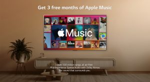 LG ТЕЛЕВИЗОРИТЕ ПРЕДЛАГАТ ПОДОБРЕНО АУДИО ИЗЖИВЯВАНЕ С APPLE MUSIC И DOLBY ATMOS