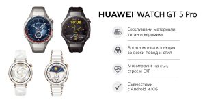 HUAWEI представи богата нова колекция от смарт часовници, които вдъхновяват модата и креативността﻿