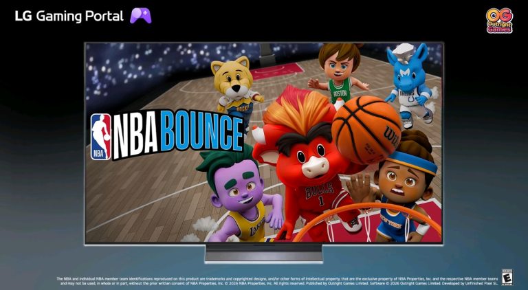 NBA BOUNCE ПРЕНАСЯ ДИНАМИЧНОТО БАСКЕТБОЛНО ЗАБАВЛЕНИЕ НА СМАРТ ТЕЛЕВИЗОРИТЕ И МОНИТОРИТЕ НА LG ELECTRONICS