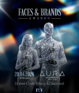 Красимир Томов и Айви заедно на сцената на Faces and Brands Awards