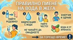 Ето колко вода всъщност трябва да пием в летните жеги