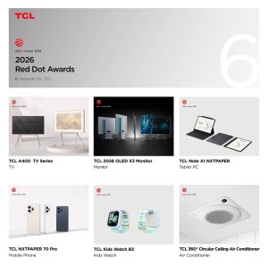 TCL триумфира с 11 отличия от престижните награди iF Design и Red Dot Design