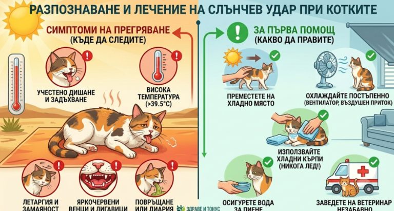 Коварната жега: Как да разпознаем слънчевия удар при котките и как да реагираме