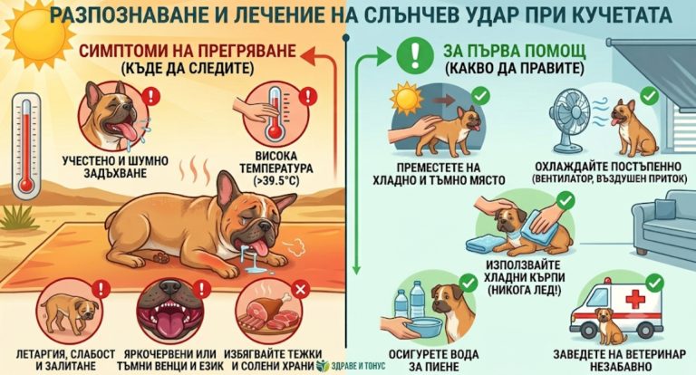 Опасни жеги: Как да разпознаем топлинния удар при кучето и как да му помогнем
