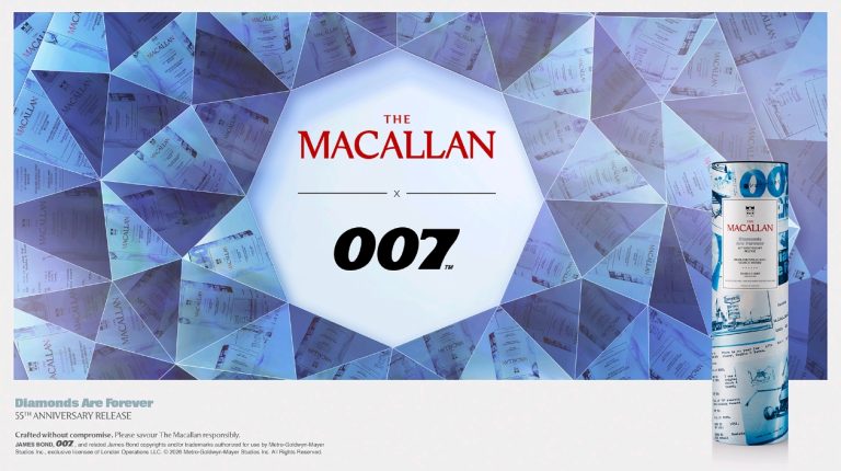 The Macallan представя Diamonds Are Forever 55th Anniversary Release – лимитирано издание в чест на кинематографичното наследство на Джеймс Бонд