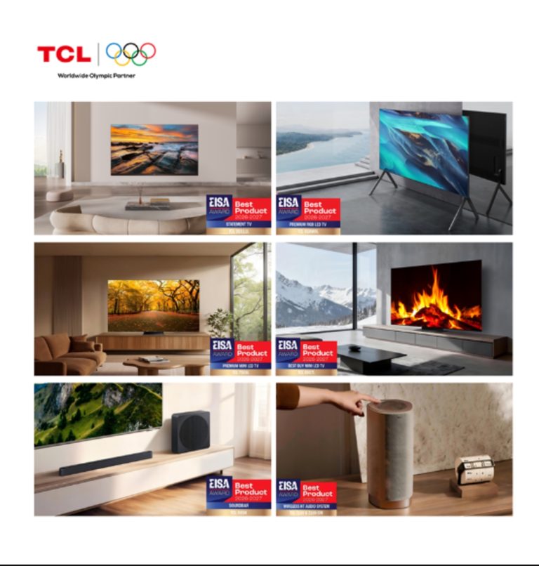 TCL спечели 6 награди EISA, затвърждавайки лидерството си при премиум телевизорите и домашното аудио