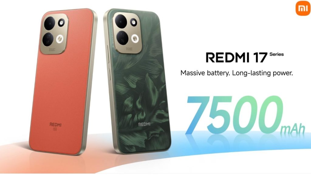 Xiaomi представя серията REDMI 17 с батерия с капацитет 7 500 mAh, голям 6,9-инчов дисплей и издръжливост за всекидневието