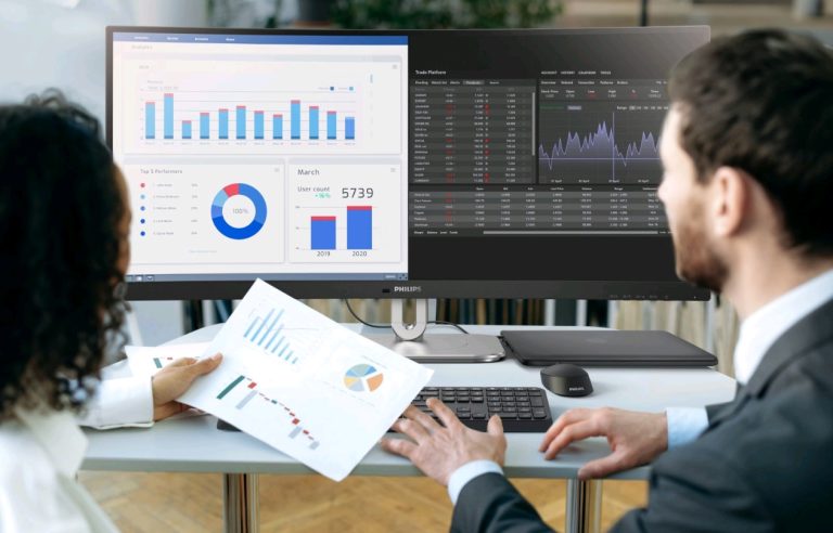 Philips Monitors пуска 34B2U5900C с двоен режим за гъвкави работни процеси