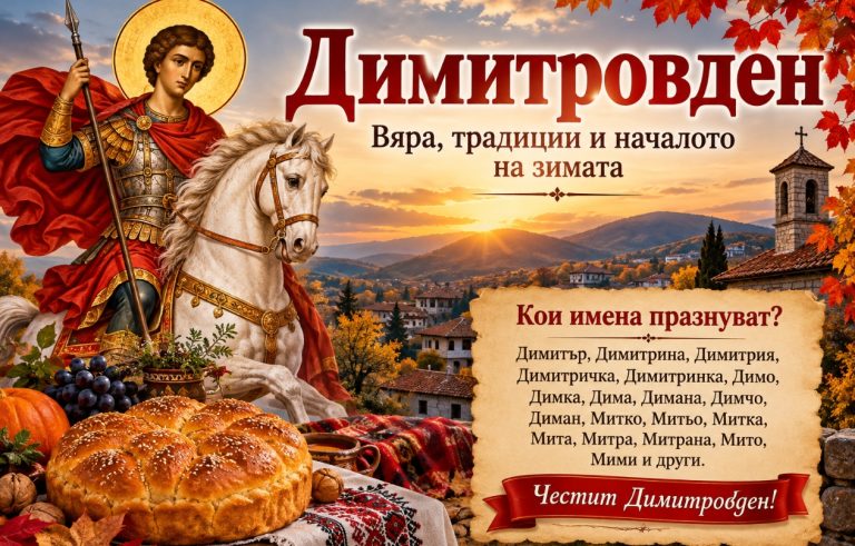 Димитровден е – ето кой празнува имен ден, какви са традициите и какво повелява народното поверие